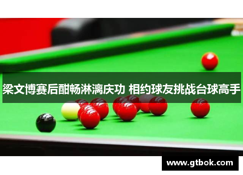 梁文博赛后酣畅淋漓庆功 相约球友挑战台球高手